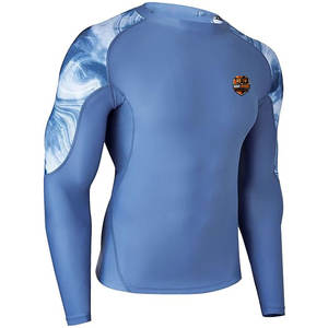 Camiseta Deportiva para Hombre, Protección UV, Spandex/Poliéster, Manga Larga, Secado Rápido, Transpirable, Cómoda, Perfecta para Entrenamiento en el Gimnasio y Deportes - Product Image 2