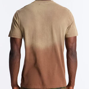 Camiseta de Algodón 250 GSM para Hombre, Estilo Desgastado, con Logotipo Personalizado, Estilo Vintage, Casual, Streetwear, Fabricación en EE. UU., OEM, ODM, Marca Privada, Venta al Por Mayor - Product Image 3