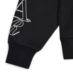 Sweat à capuche d'hiver personnalisé en mélange polyester/coton avec design en strass pour hommes - Fabricant pakistanais de haute qualité - Product Image 4