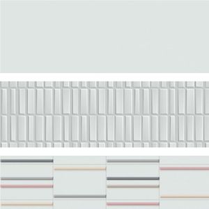 Azulejo de Pared Cerámico Blanco Brillante 300x600, Resistente, Estilo Minimalista para Oficinas Corporativas y Arquitectura Comercial - Product Image 2