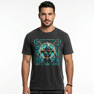 Camiseta Personalizada para Hombre, Diseño Cyberpunk, Impresión de Alta Definición, Estilo Urbano, Fabricante de Ropa, Venta al Por Mayor - Product Image 1