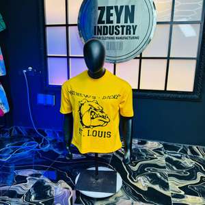 Camiseta de malla para hombre, corte holgado, estampada con diseño personalizado, talla perfecta, camisetas de marca para hombre a precio mayorista OEM - Product Image 2