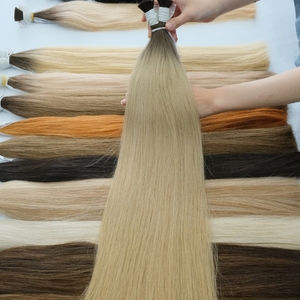 Luxury 100% Remy Virgin Vietnamese Hair Extensions Non Chemical <b>Tangle</b> Bulk Hair Wholesale Shipping Worldwide - Product Image 2