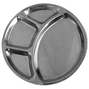 Thalis en acier ensemble de thalis en acier stl compartiment en acier inoxydable thali plateau de nourriture thali plats en acier inoxydable royaume-uni thali plaque tache - Product Image 2