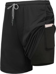 Pantalones Cortos Deportivos Personalizados para Hombre, Color Sólido, Secado Rápido, con Bolsillos, Cintura con Cordón, Casuales, de Spandex y Poliéster, Largo Medio, ODM 2026 - Product Image 6