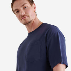 T-shirt Unisexe Oversize en Coton Tricoté 220 g/m² 100 % Coton Écologique Anti-rétrécissement Doux Respirant Léger Style Urbain Coupe Ample - Product Image 3