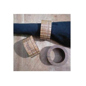 ชุดแหวนรองผ้าเช็ดปากไม้ทำมือ ดีไซน์ทันสมัย เป็นมิตรกับสิ่งแวดล้อม ทนทาน ปรับแต่งได้ ใช้ตกแต่งโต๊ะ สำหรับงานแต่งงาน จำหน่ายจำนวนมาก - Product Image 1