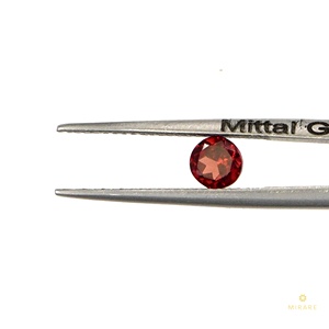 Granats naturels calibrés ronds 4 mm, pierres précieuses de granat naturel facettées en vrac, pierre de naissance de janvier pour la fabrication de bijoux - Product Image 2