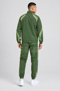 Custom <b>Men's</b> Windbreaker Tracksuit Set Hooded <b>Jacket</b> Trousers Lightweight Waterproof Breathable Polyester/Nylon Training - Product Image 2