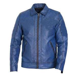 Blouson en cuir haute performance pour motards (hommes) |   Design respirant pour la course |   Veste en cuir de style classique, grande taille, pour l'extérieur - Product Image 1