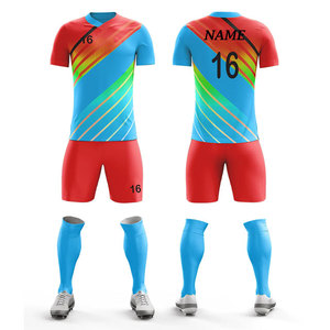 Design Your Own <b>Soccer</b> Wear Uniform Kits Men's Fully Sublimated Multi Color Practice Wear Rugby Uniform Kits For Summer Wear - Product Image 4