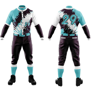 Uniformes et maillots de baseball personnalisés, ensembles d'uniformes de baseball par sublimation pour équipes jeunes et pantalons - Product Image 4