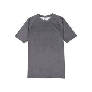 Rashguard personnalisé à manches courtes pour homme avec grip en silicone à la taille anti-roulement et coutures plates pour l'entraînement BJJ No-Gi - Product Image 3