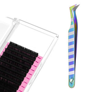 Pinzas para Pestañas Stahlmann Pro con Logotipo Personalizado, Acero Inoxidable, Puntas Dentadas y Lisas, Agarre Duradero, Cuidado de Cejas y Pestañas - Product Image 3