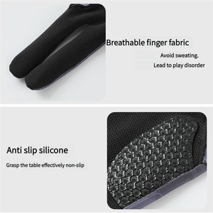 ถุงมือฝึกซ้อมแบบครึ่งนิ้วสำหรับผู้ชาย ถุงมือบิลเลียด 3 นิ้วแบบปรับแต่งได้ ถุงมือสนุกเกอร์สำหรับนักยิงคิว คุณภาพดีที่สุด - Product Image 3