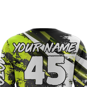Jersey de Motocross de Diseño Personalizado de Alta Calidad, Servicio OEM, Secado Rápido, Talla Grande, Ajuste Holgado, para Hombre - Product Image 4