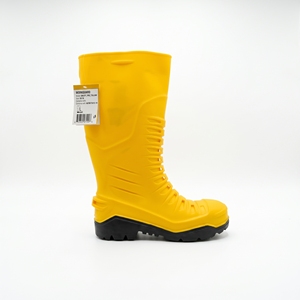 Yellow PVC Mid-Calf Anti-Static High Safety <b>Work</b> <b>Boots</b> Waterproof <b>Slip</b>-<b>On</b> for Construction All Seasons Unisex Metaguard - Product Image 3