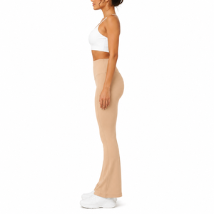 High Waist Yoga <b>Flare</b> Pants One Piece Yoga Pants Hip Lifting Sports Tights <b>Leggings</b> - Product Image 2