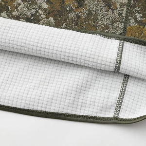 Sweat à capuche camouflage pour homme, design séparé, mélange coton et polyester, motif bicolore, cordon de serrage, poche kangourou - Product Image 6