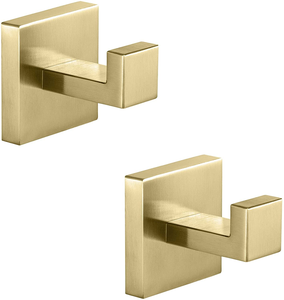 Gancho de latón para colgar abrigos y montaje en pared, gancho de latón moderno para cocina, gancho de latón de alta calidad. - Product Image 5