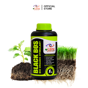 Engrais organique bio GDM Black BOS pour l'amélioration de la santé du sol, la stimulation des racines, l'absorption des nutriments et la culture durable des cultures - Product Image 1