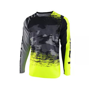 Maillot de moto sublimé pour homme, à séchage rapide, respirant, manches longues, tenue de motocross, accessoires - Product Image 2