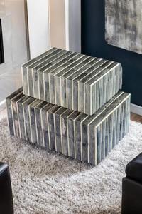 Caja de Almacenamiento de Lujo con Incrustaciones de Hueso, Organizador de Joyas y Recuerdos de MDF Multicolor - Product Image 2