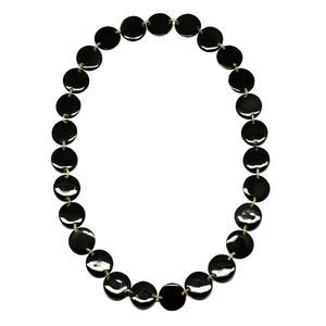 Collier en corne de buffle de vache naturelle pour femmes Bijoux en chaîne à maillons classiques pour les soins de santé ou les anniversaires - Product Image 1