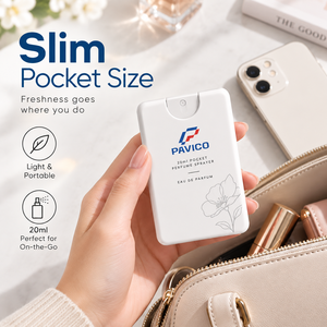 20ml Refillable Card Shape PP Pocket Perfume Sprayer Pump <b>Spray</b> Cosmetic Packaging Manufacturer in Vietnam - Product Image 4