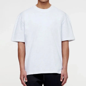 T-shirt unisexe surdimensionné pour homme, 100% coton, haute qualité, 190 g/m², logo personnalisé, confortable, pour couple - Product Image 3