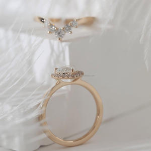 Arin Lab Grown Diamond CVD avec IGI 2.52ct F VVS-VS Brilliant Cut 14k Yellow Gold Fashion Jewelry Rings for Girls - Product Image 4