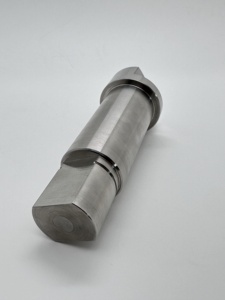 Eje de transmisión con chavetero de acero resistente al agua de mar, mecanizado CNC de alta precisión personalizado, tratamiento de superficie de pasivación del eje con brida - Product Image 6