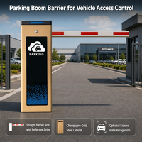 Barrera de Acero Premium para Vehículos con Interfaz Abierta para Control de Acceso de Terceros en Estacionamientos de Oficinas