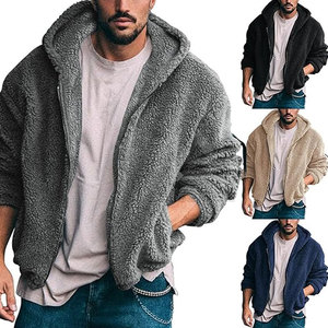 New Men's Casual Winter <b>Hooded</b> Sherpa Fleece <b>Zip</b>-Up Jacket Cozy Latest Design by Improvement Sports - Product Image 5