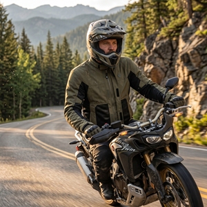 Men’s Cordura Motorcycle <b>Jacket</b> – Breathable Perforated Riding <b>Jacket</b>, Durable Protective <b>Biker</b> Gear-FACTORY RATE HIKE IMPEX - Product Image 5