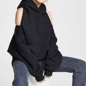 Sweat-shirt à épaules dénudées pour femme, coupe ajustée, pull élégant à manches longues, haut décontracté léger pour un usage quotidien - Product Image 2