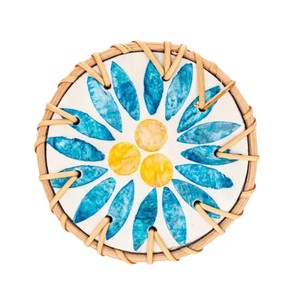 Elegant Shell Inlay <b>Drink</b> <b>Coasters</b> for Home Decor - Product Image 4