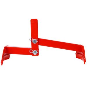 Sollevatore per Fusti in Acciaio Sicuro e Affidabile, Capacità di Carico 1100 Libbre (WLL), Colore Rosso - Product Image 3