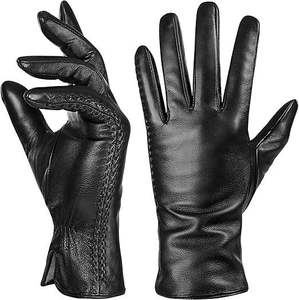 Gants de conduite en peau de daim, gants en cuir pour la conduite automobile, les sports et les activités de plein air - Product Image 1