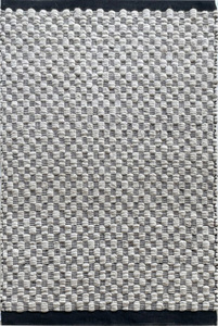 Alfombra Antideslizante Moderna de Lana y Algodón AISHA FABS, Tejida a Mano, Textura Gruesa, Tejido Plano, Color Natural, Duradera, Trenzada, para Puerta, Habitación o Sala - Product Image 2