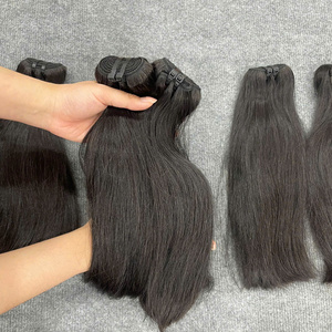ผมเวียดนามแท้แบบตรงธรรมชาติ  แบบ Double Drawn  ขายดีอันดับต้นๆ  แบบเป็นมัด  ต่อผมแบบ Weft  หนังกำพร้าผมครบ  ราคาขายส่ง - Product Image 6