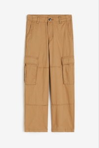 Pantalon cargo long en twill pour garçons, 100% coton, haute qualité, respirant, style streetwear décontracté, logo personnalisé - Product Image 2