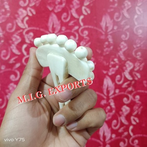 Épingle/bâtonnet à cheveux en os de buffle naturel OU fourche à cheveux, nouveau style 2026, pour fixer les chignons et les torsades. - Product Image 5