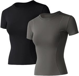 Nouvel arrivage : Ensemble de yoga sans couture pour femme, extensible dans quatre directions, haute élasticité, séchage rapide, 2 pièces, idéal pour le sport et le fitness - Product Image 1