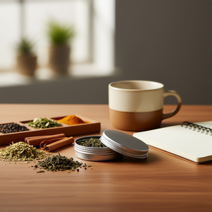 Contenitore in Latta Multiuso ILAN 8.5x2.7cm 100g Barattolo per Conservazione - Product Image 2