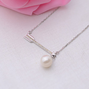 Collier en argent S925 avec pendentif flèche pour femmes, perle, accessoire de bricolage, 283 composants et trouvailles de bijoux semi-finis - Product Image 3