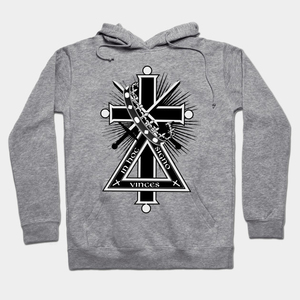 Sweat à capuche personnalisé pour la franc-maçonnerie, noir, bleu, or, imprimé sur toute la surface, nom de la loge personnalisé, unisexe, franc-maçon, équerre et compas, G Pullovor - Product Image 2