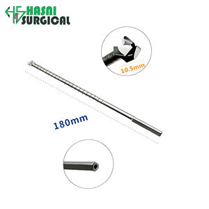 Broca Ortopédica Canulada para Fémur, Broca Hueca de Bola Redonda de 11.5mm, Instrumentos Quirúrgicos de Acero Inoxidable - Product Image 3