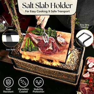 Custom Size Carved Himalayan Salt BBQ Cooking Block High Quality Top A+ Grade Modern Style Bulk Supply - Product Image 6