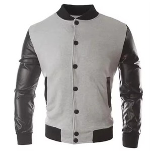 Veste de baseball en cuir véritable 100% original de haute qualité, sur mesure, pour hommes, vestes et manteaux pour hommes - Product Image 1